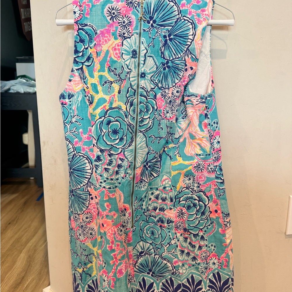 Lilly Pulitzer Floral Dress in Blue and Pink - Picture 3 of 5